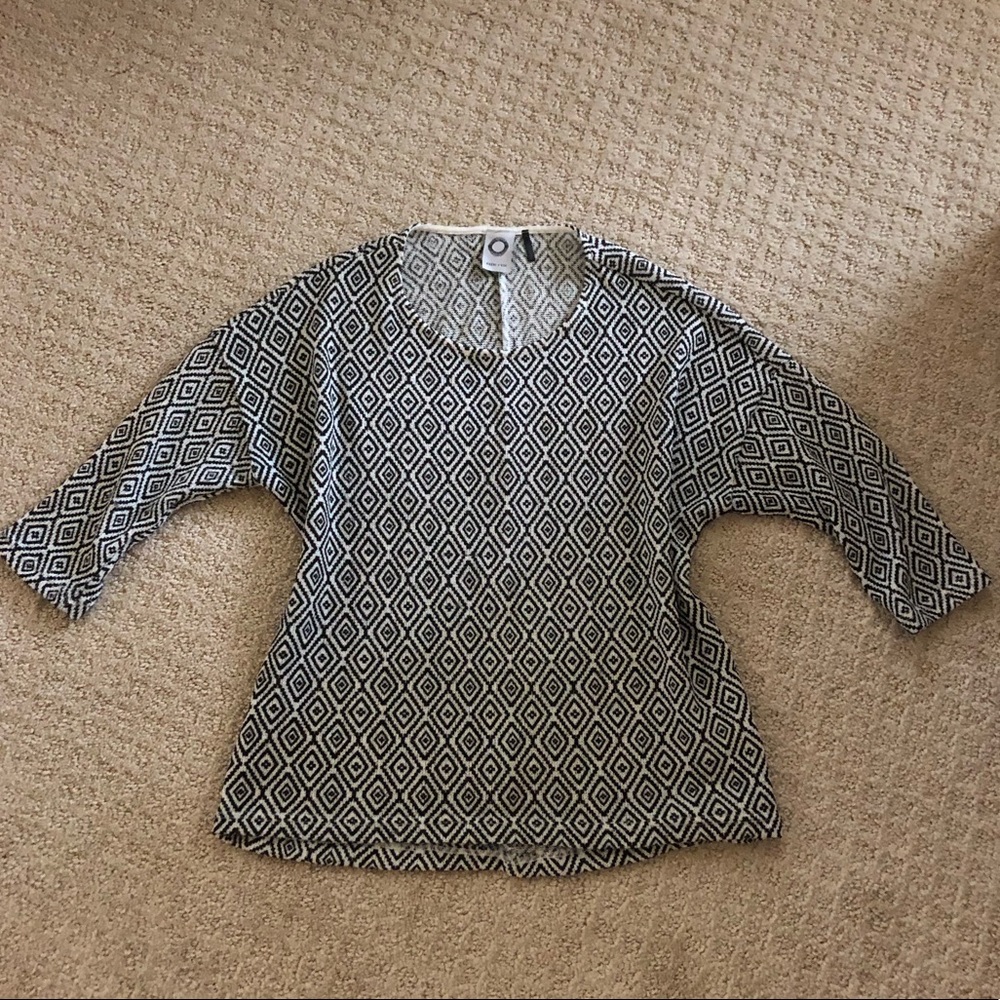 Anthropologie Akemi + Kim Geometric Top Sz XS